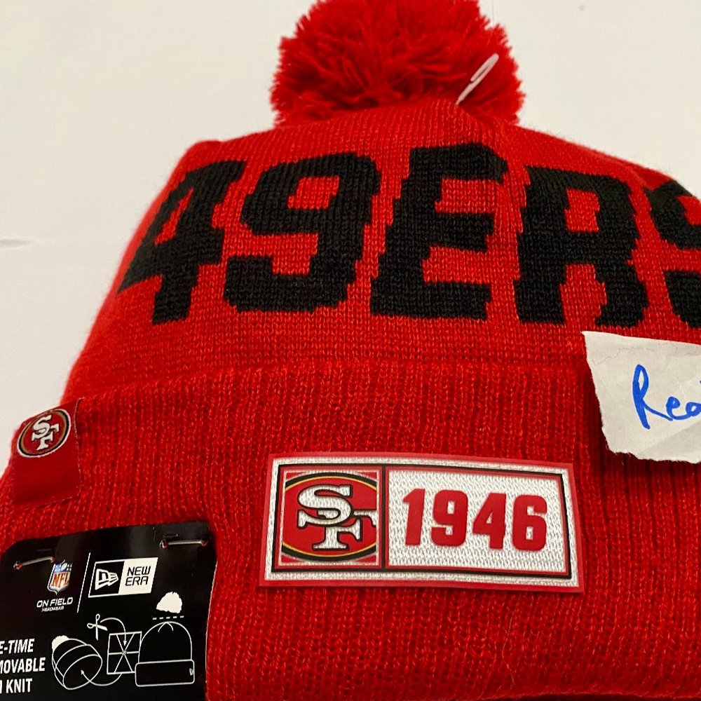 RARE 100% New Era 2019 San Francisco 49ers ALT Sport Knit Winter Hat Beanie Home